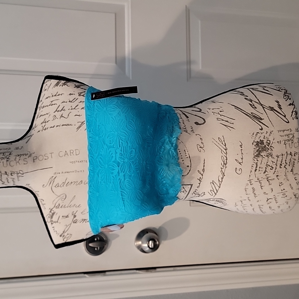 NWT No Boundaries Size Large Teal Bandeau